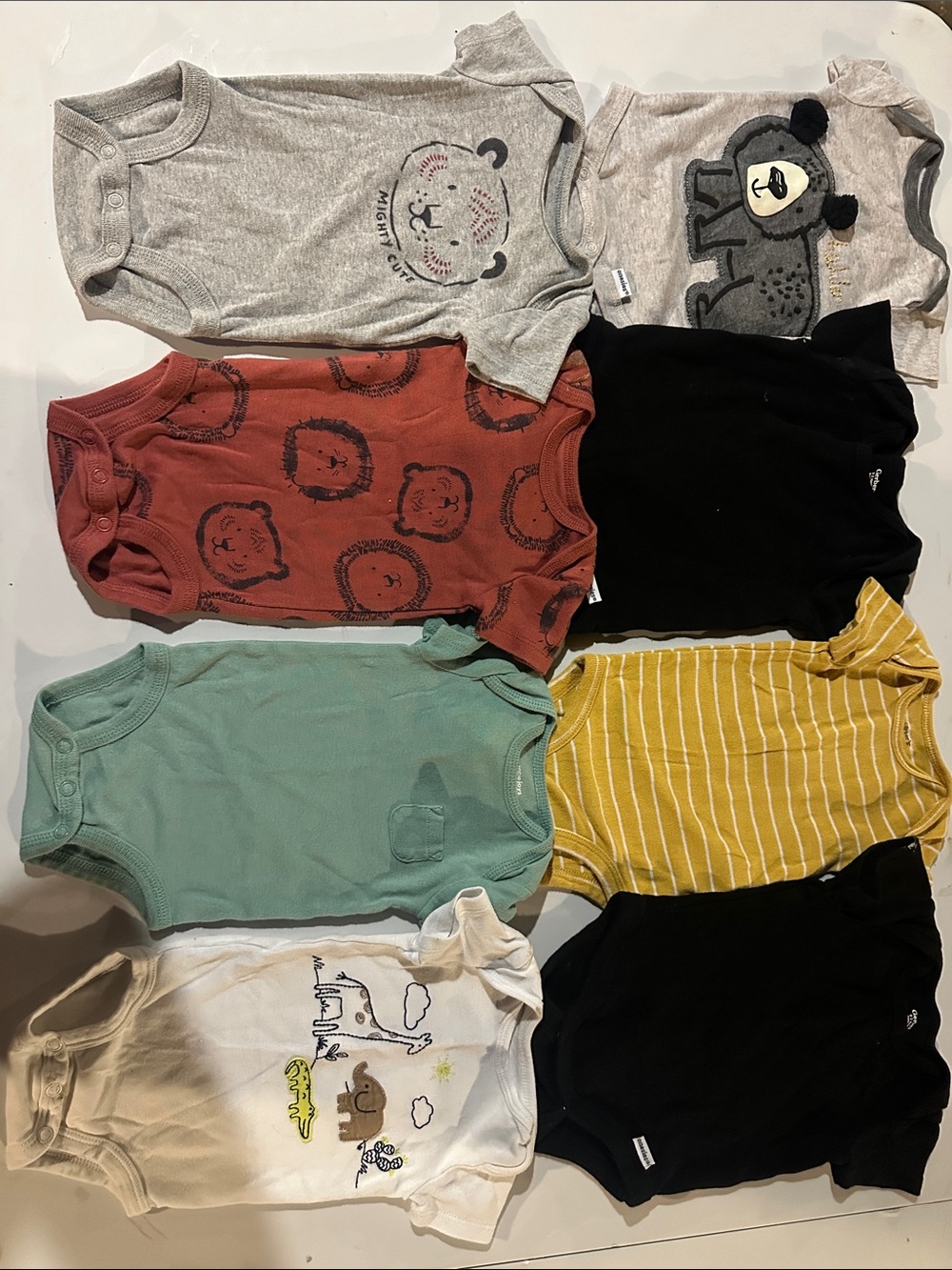 Mixed Baby Onesie Lot - Multi Color Pack
